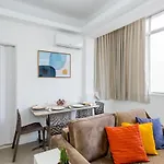 Relax Em Copacabana, Quarto E Sala, 150 Mt Da Praia, Cozinha, Maq De Lavar Roupa E Ar