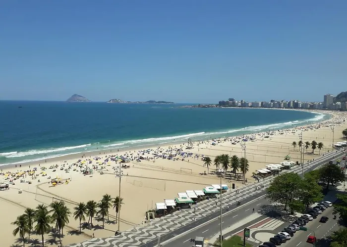 Excelente 3 Quartos Copacabana Frente Mar Com Vista Mar Da Sala E De Todos Os Quartos
