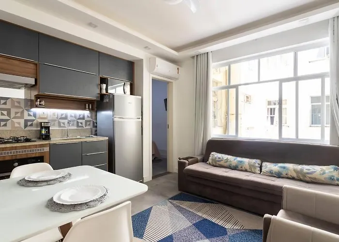 Apartamento 1 Quarto A 4 Min Da Praia - Copacabana
