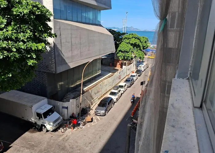 Flat Copacabana Vista Ao Mar