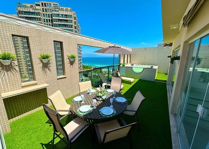 Cobertura Luxo Moderna Com Vista Deslumbrante