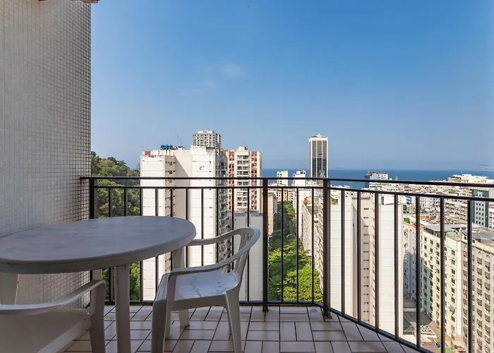 Residence Real Copacabana - 1618 - Piscina E Varanda Com Vista