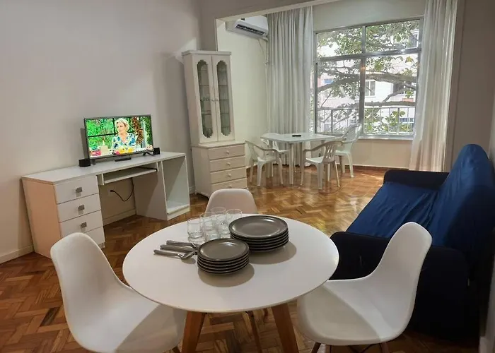 Apartamento 1 Quadra Da Praia De Copacabana