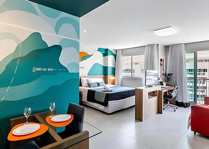 Flat Barra Olimpica Conforto Boutique-Wifi 500Mb