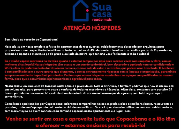 Quarto Exclusivo Ar Tv Metro Praia Copacabana - Proprietario Mora No Local