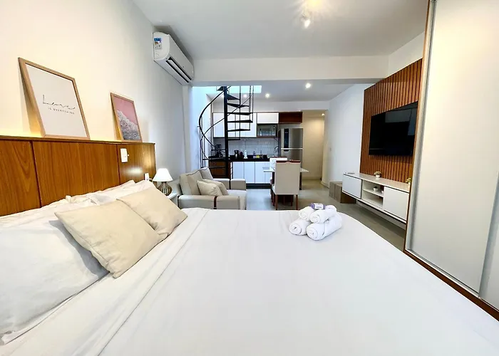 Loft Moderno Com Terraco E Vista Cristo