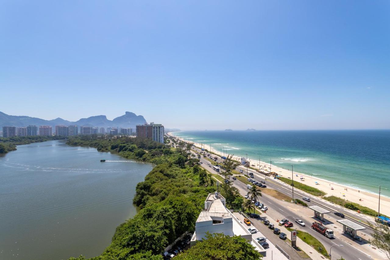 Vista De Cinema Do 19 Andar Da Barra Da Tijuca - Portaria 24h, Estacionamento, Wi-fi 35mbps, Ar Condicionado - Banheiro Recem Reformado Apartamento *