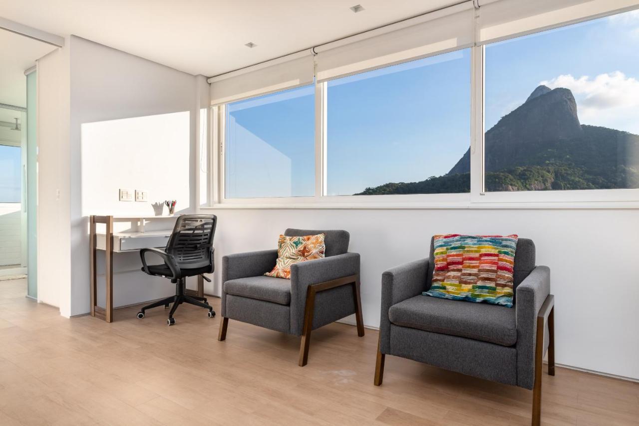 Apartamento Belo No Leblon - Vista Morro 2 Irmaos - Guc6 Zn1 *