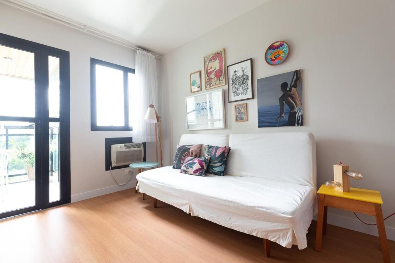 Curtaipanema: Flat Qd C/varanda Piscina Vaga Apartamento *