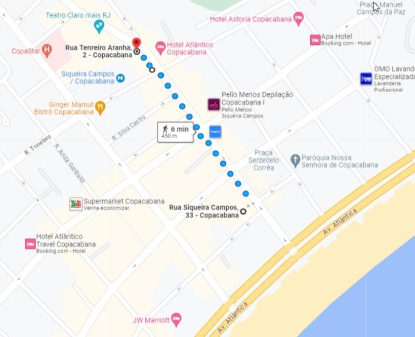 Copacabana Perto Da Praia-2 Quartos-120m2-terreo-200m Metro *