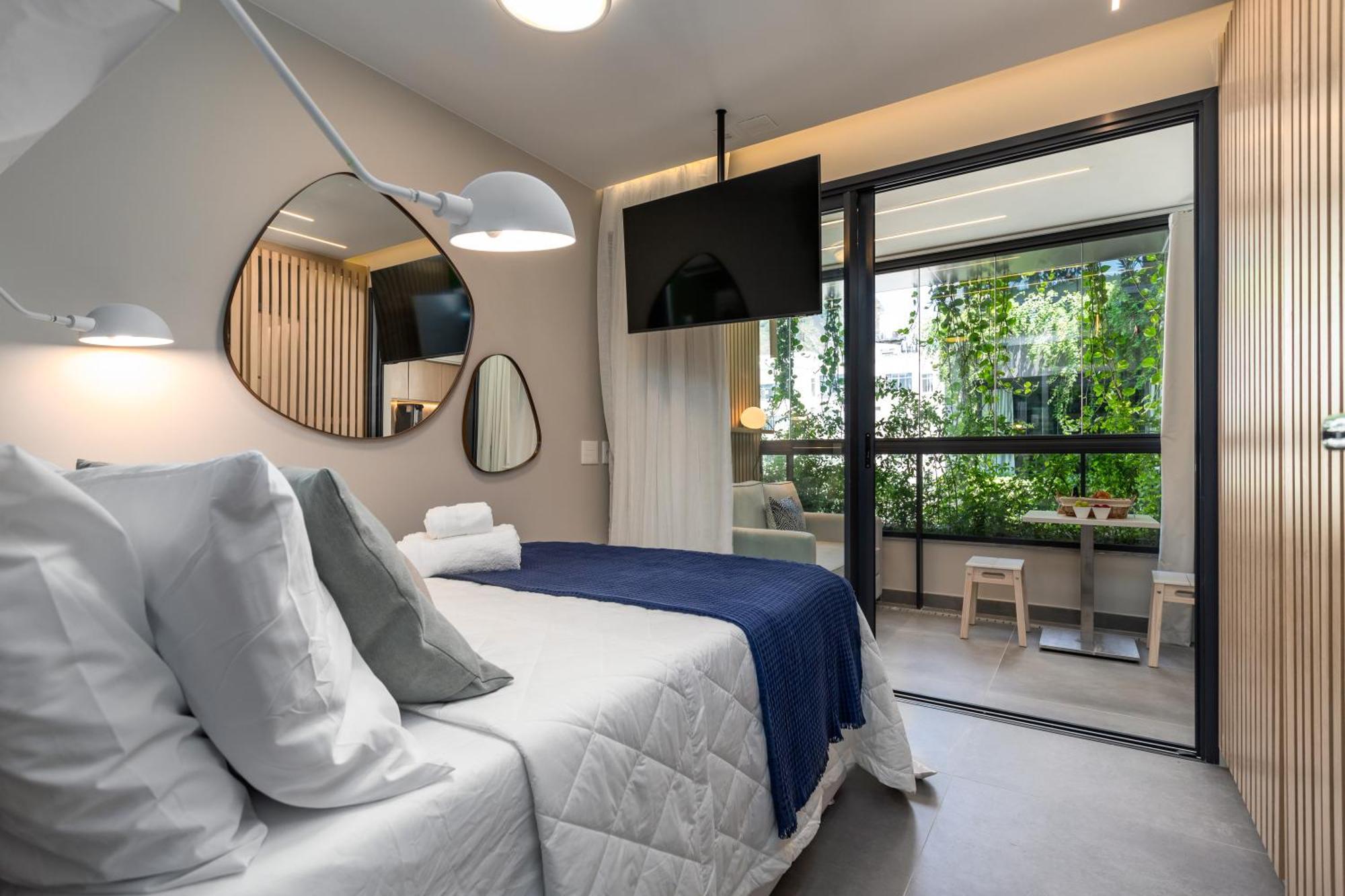 Unhotel - Luxuosos Na Atlantica A Beira-mar, Copacabana Apartamento