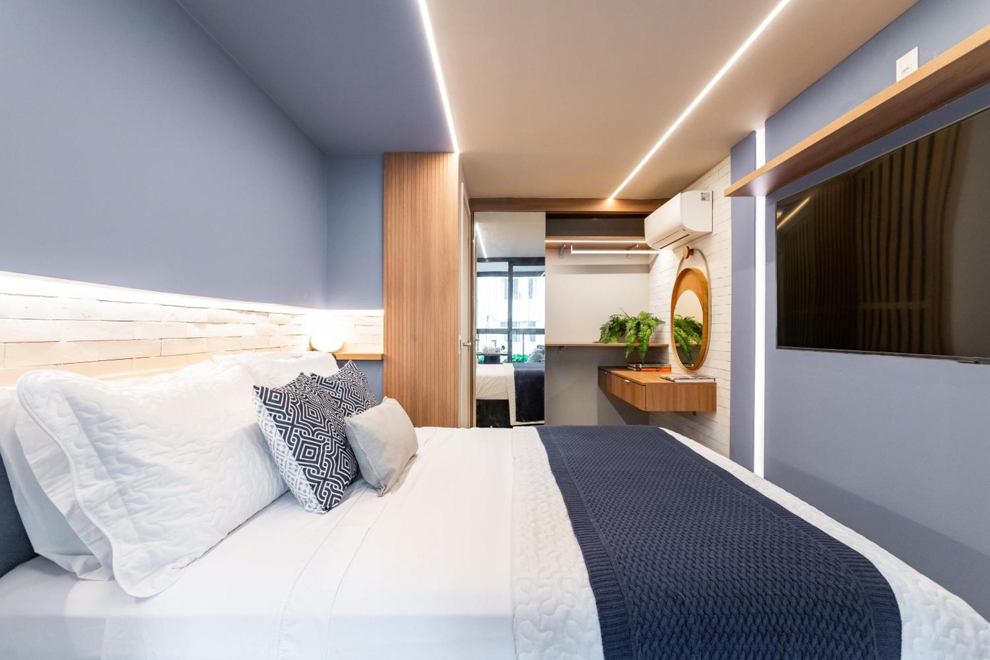 Unhotel - Luxuosos Na Atlantica A Beira-mar, Copacabana Apartamento