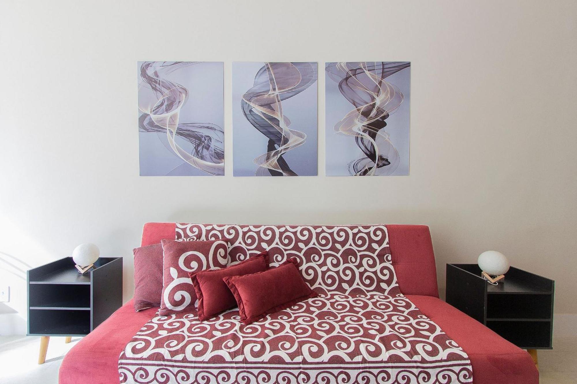 Apartamento Vista Lateral Mar: Amplo 3qts, 5min Ipanema Rio de Janeiro