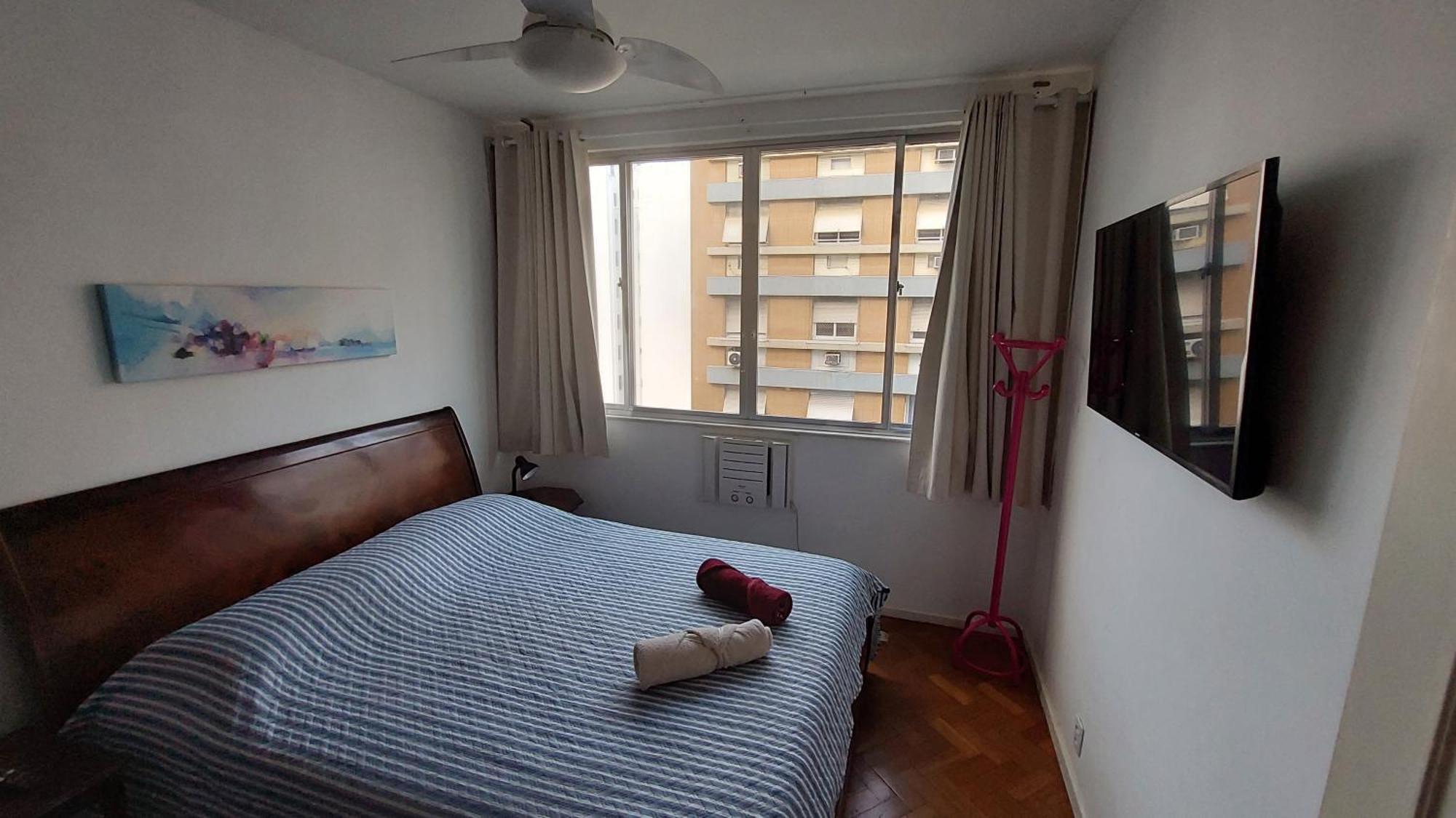 Apartamento Copacabana -150m Da - 3 Quartos - Ar Condicionado - W-fi 200mbps