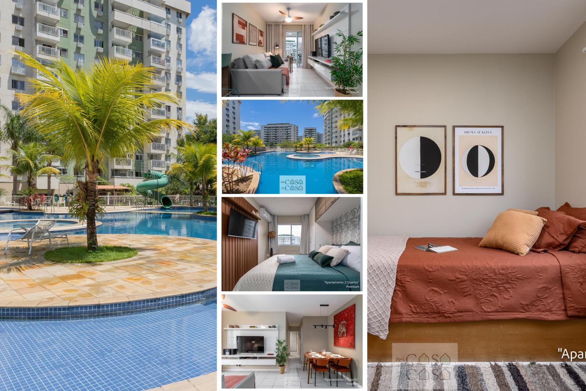 Varanda Rio: 2-bedroom With Pool And 24/7 Security Near Riocentro Casa de férias Rio de Janeiro