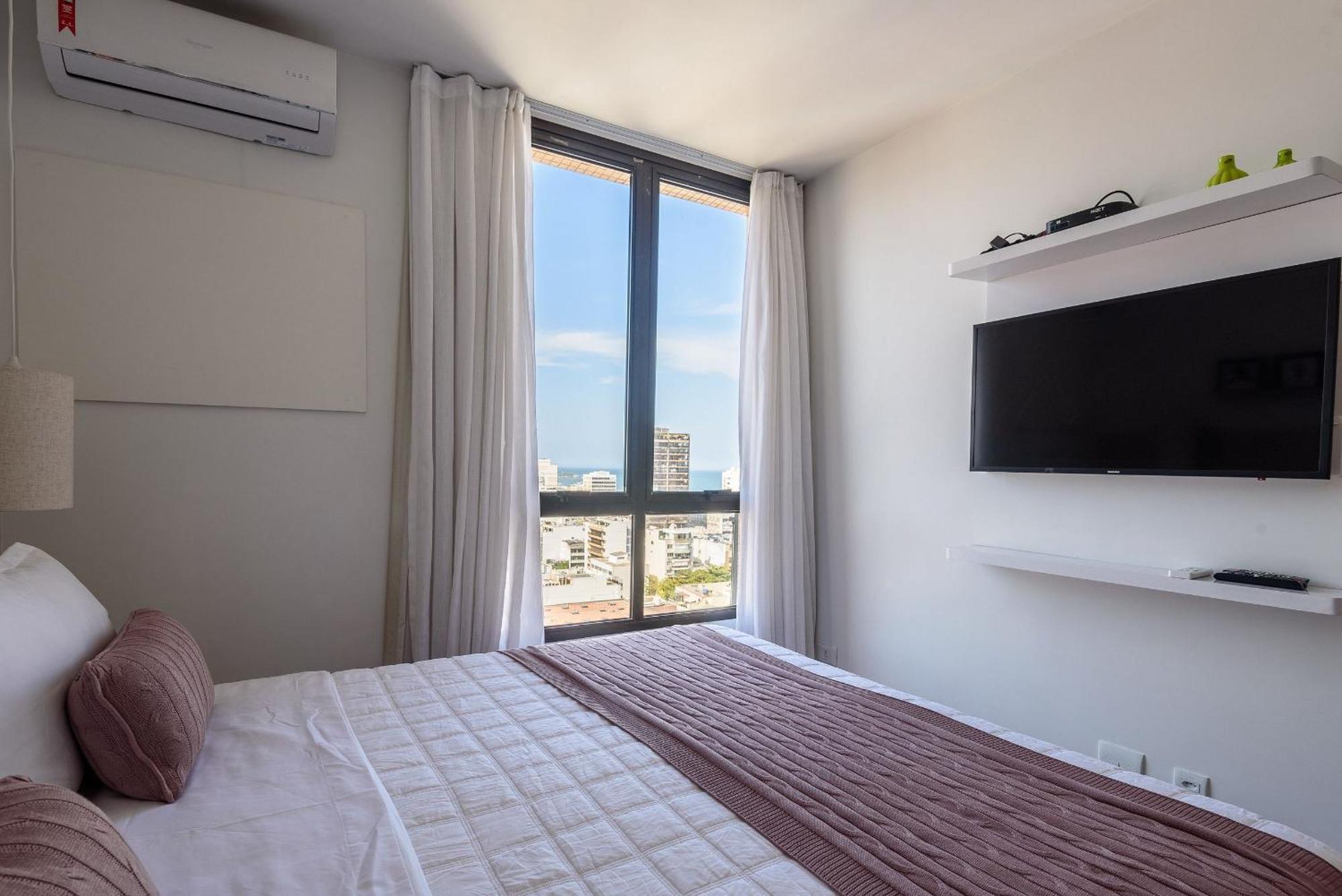 Flat Com Piscina, Varanda, Vista Mar E Cristo Apartamento