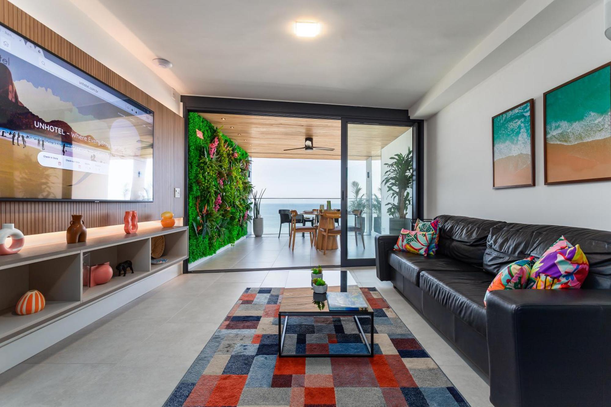 Apartamento Unhotel - Luxuosos Na Atlantica A Beira-mar, Copacabana