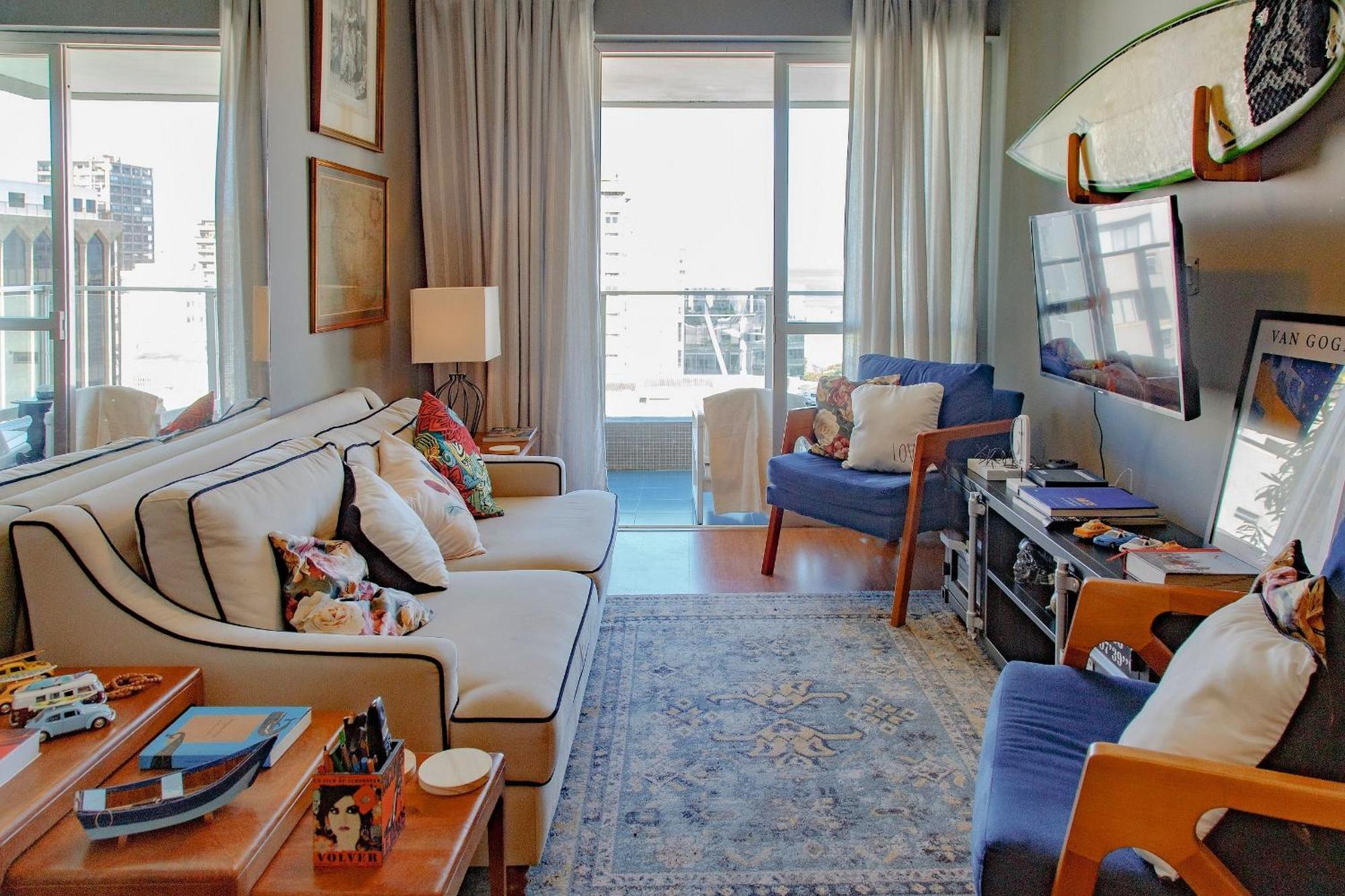 Leblon De 2 Quartos Com Vista Do Mar, Piscina, Sauna E Garagem Rio de Janeiro