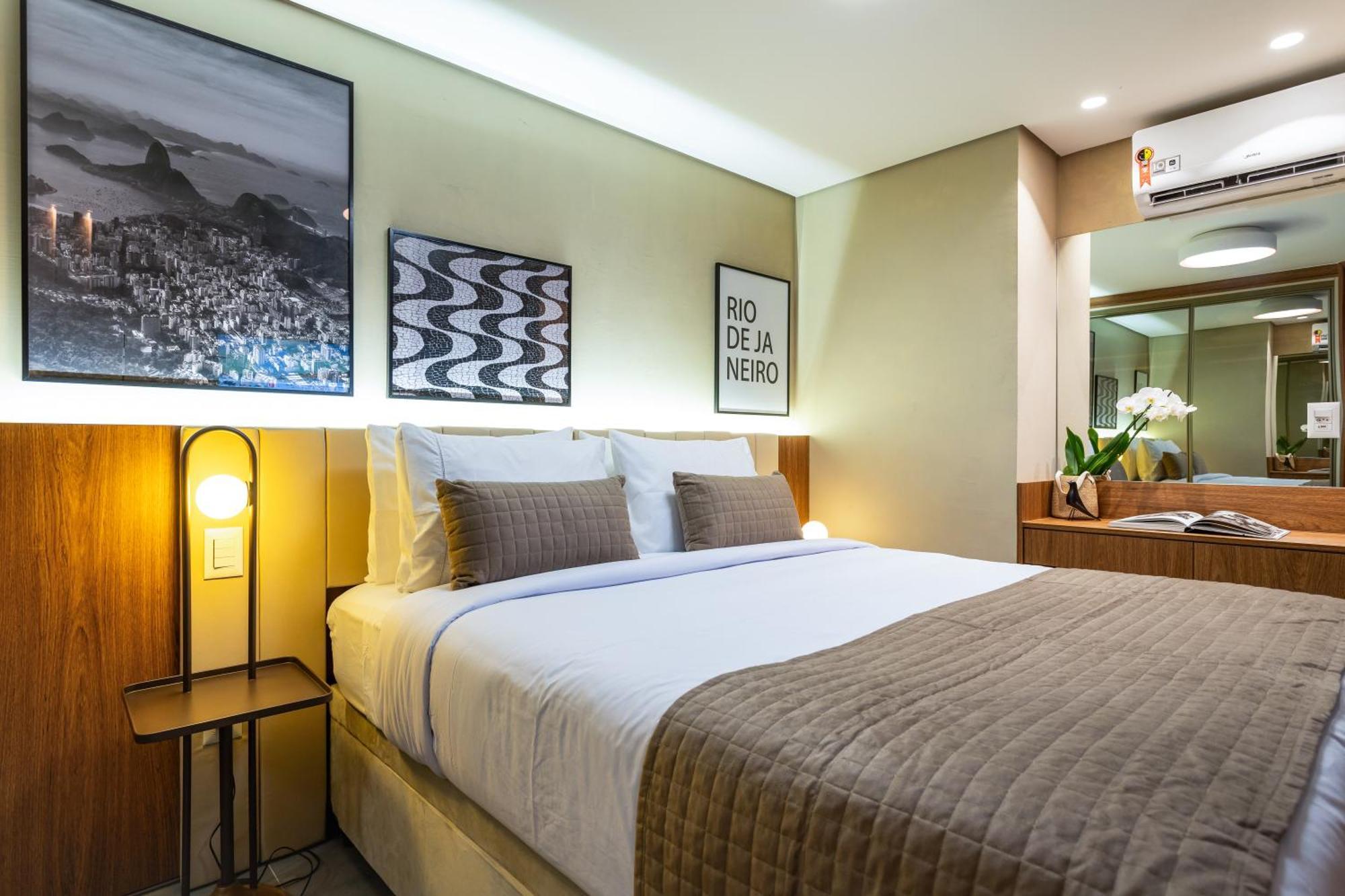 Apartamento Unhotel - Luxuosos Na Atlantica A Beira-mar, Copacabana *