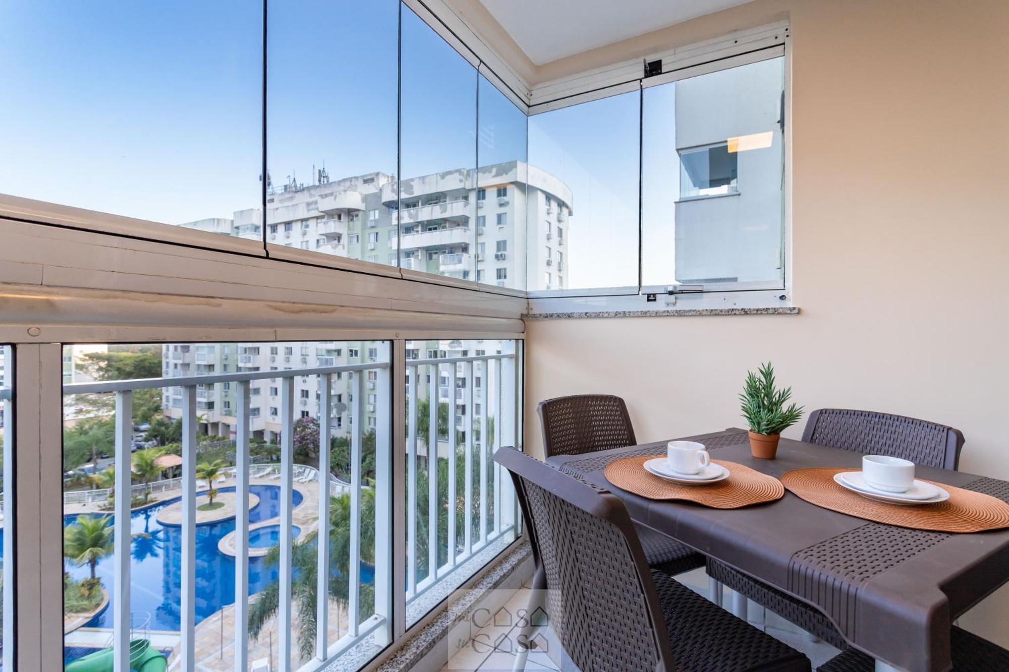 Varanda Rio: 2-bedroom With Pool And 24/7 Security Near Riocentro Rio de Janeiro