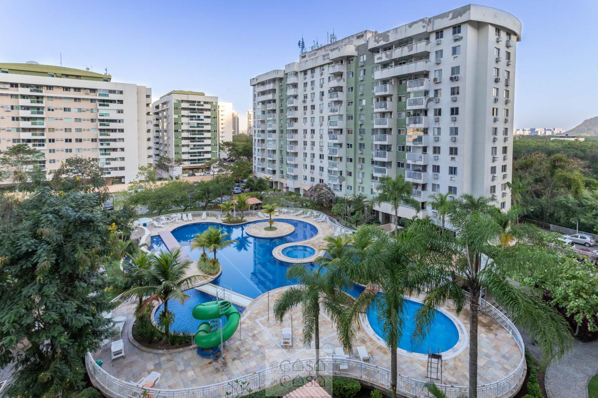 Varanda Rio: 2-bedroom With Pool And 24/7 Security Near Riocentro * Rio de Janeiro
