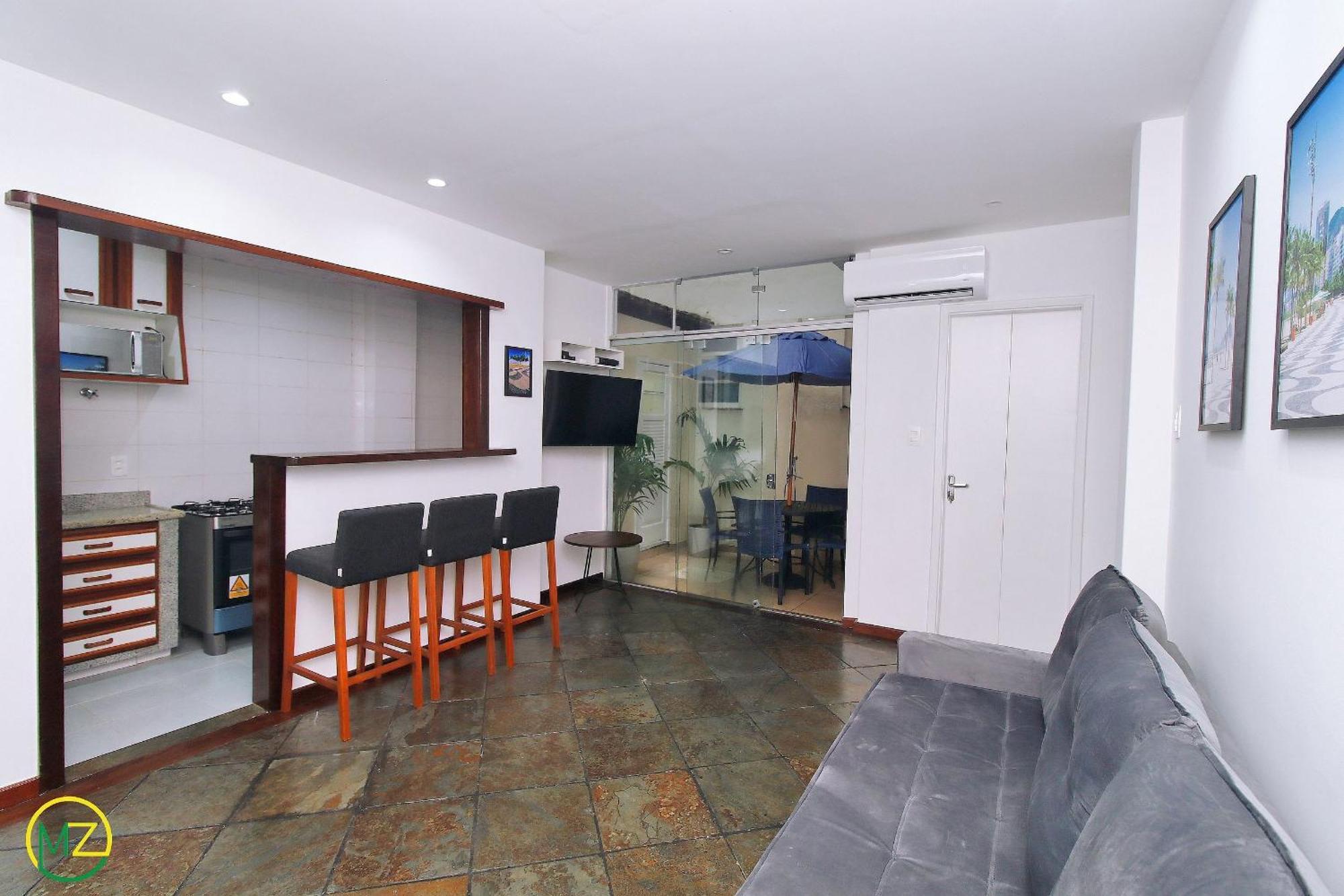 Lindo Sala E Quarto, Pe Na Areia Em Ipanema Apartamento