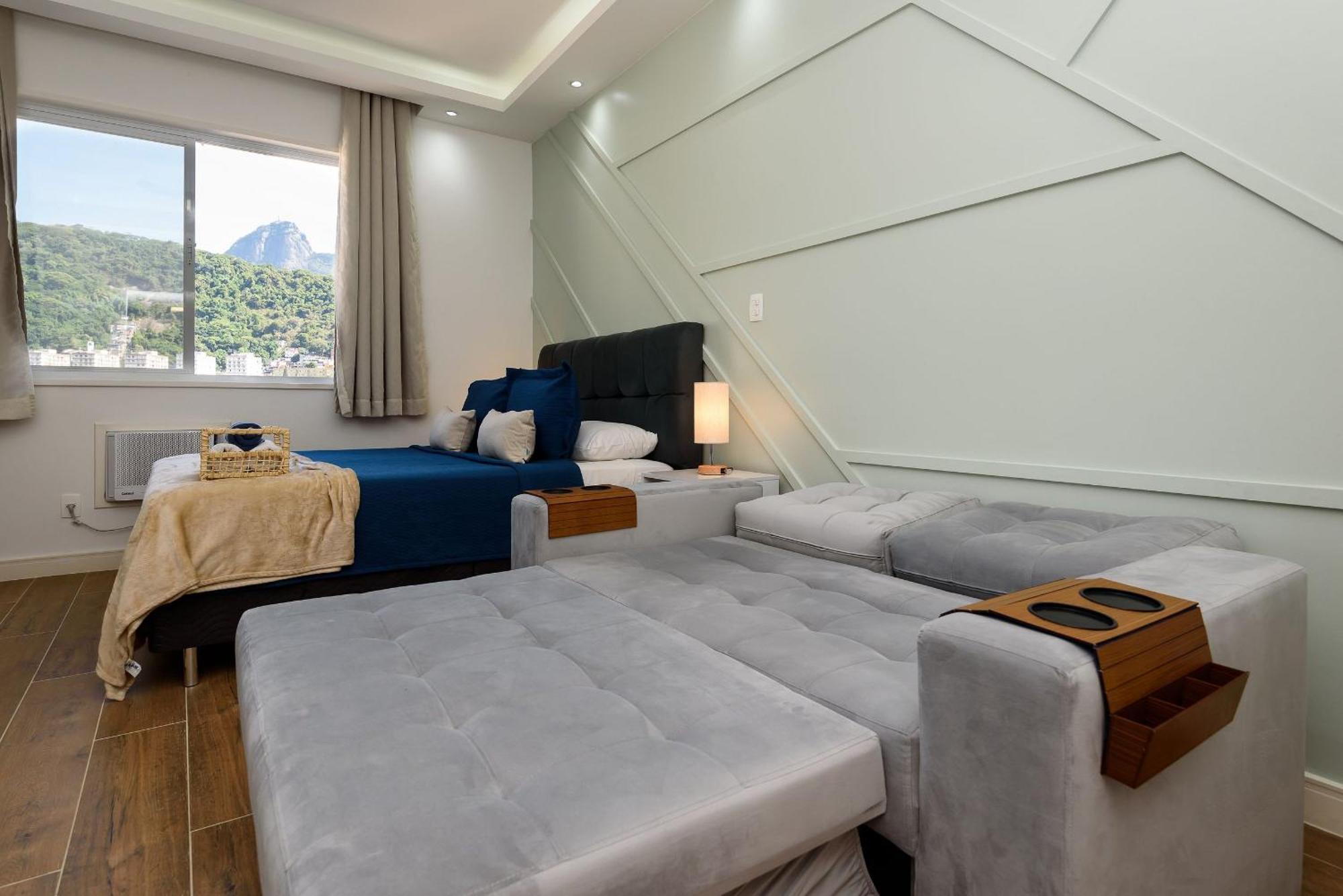 Omar Do Rio - Sqc 143/1320: Moderno Com Vista P/ Cristo Redentor, Smart Tv, Internet 250mbps, A 230m Do Metrô Siqueira Campos E 10 Minutos Da De Copacabana Rio de Janeiro
