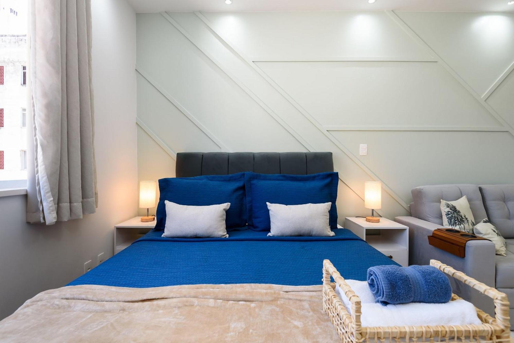 Omar Do Rio - Sqc 143/1320: Moderno Com Vista P/ Cristo Redentor, Smart Tv, Internet 250mbps, A 230m Do Metrô Siqueira Campos E 10 Minutos Da De Copacabana Apartamento