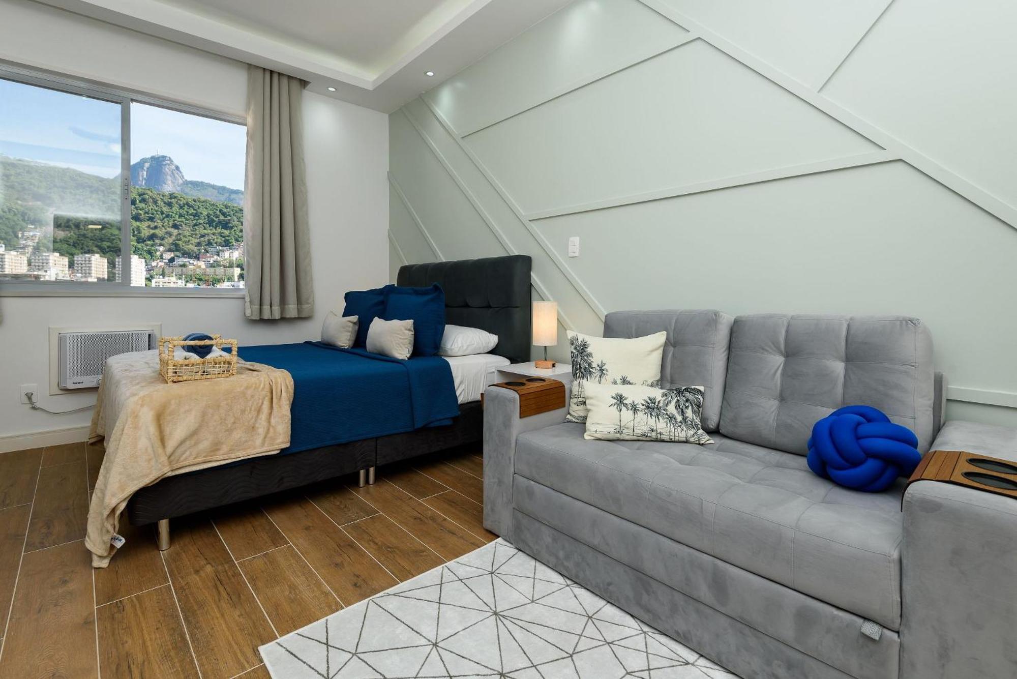 Omar Do Rio - Sqc 143/1320: Moderno Com Vista P/ Cristo Redentor, Smart Tv, Internet 250mbps, A 230m Do Metrô Siqueira Campos E 10 Minutos Da De Copacabana Apartamento Rio de Janeiro