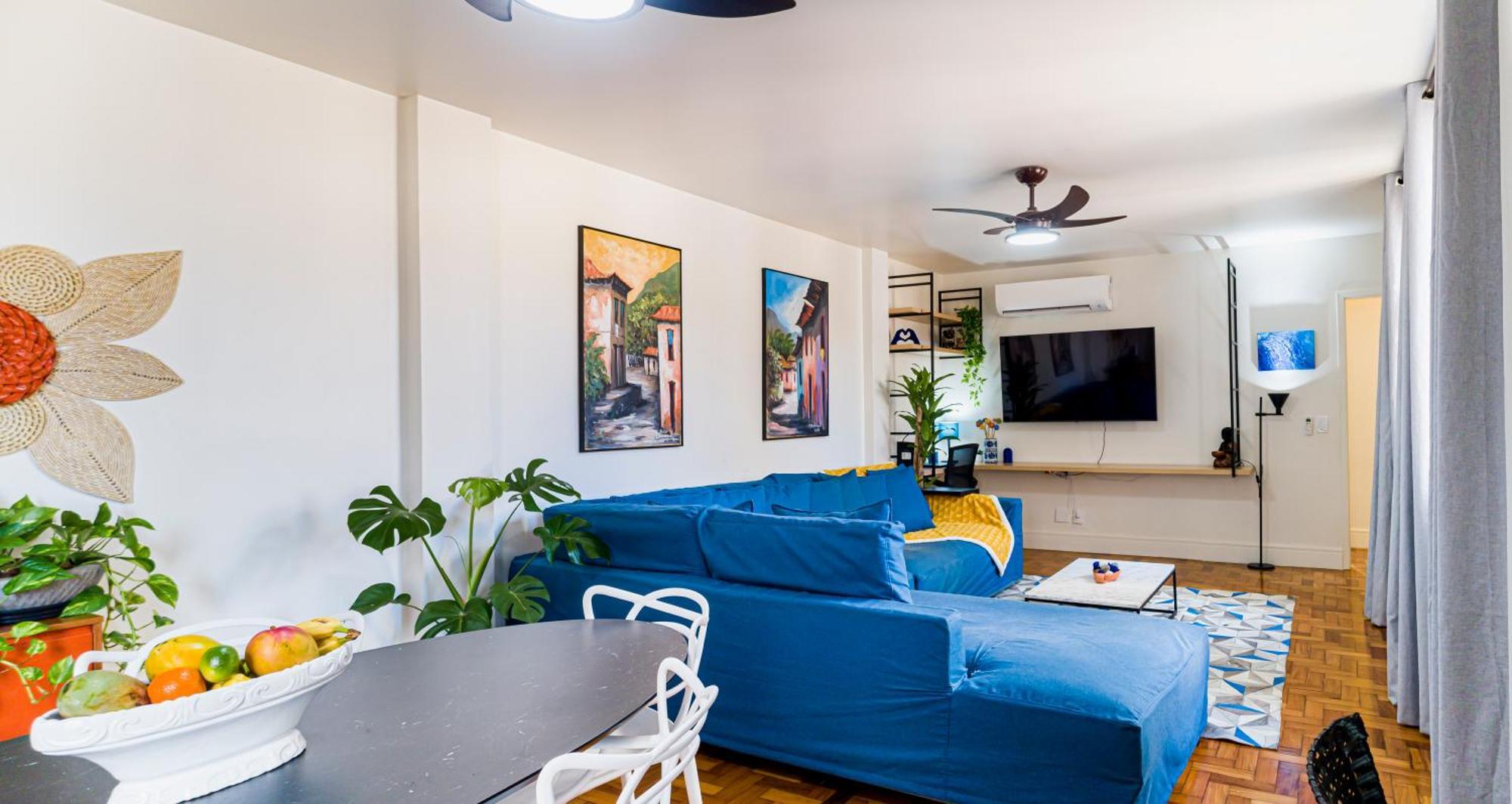 Apartamento 03 Quartos , Todo Reformado, No Posto 6 De Copacabana Enorme, 6 Camas, Ao Lado De Arpoador E Ipanema , Climatizado , Wifi E 3 Smart Tv, Pauloangerami Rp144