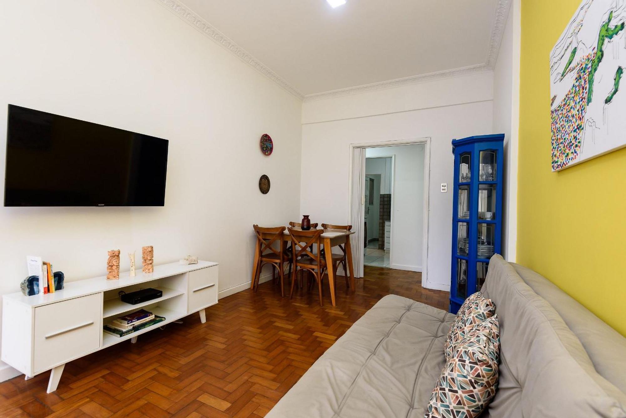 Apartamento Omar Do Rio - Vp318/404: Qto E Sala., Smart Tv, Internet 250mbps, A 300m Da De Ipanema E A 110m Do Metrô Nossa Senhora Da Paz *