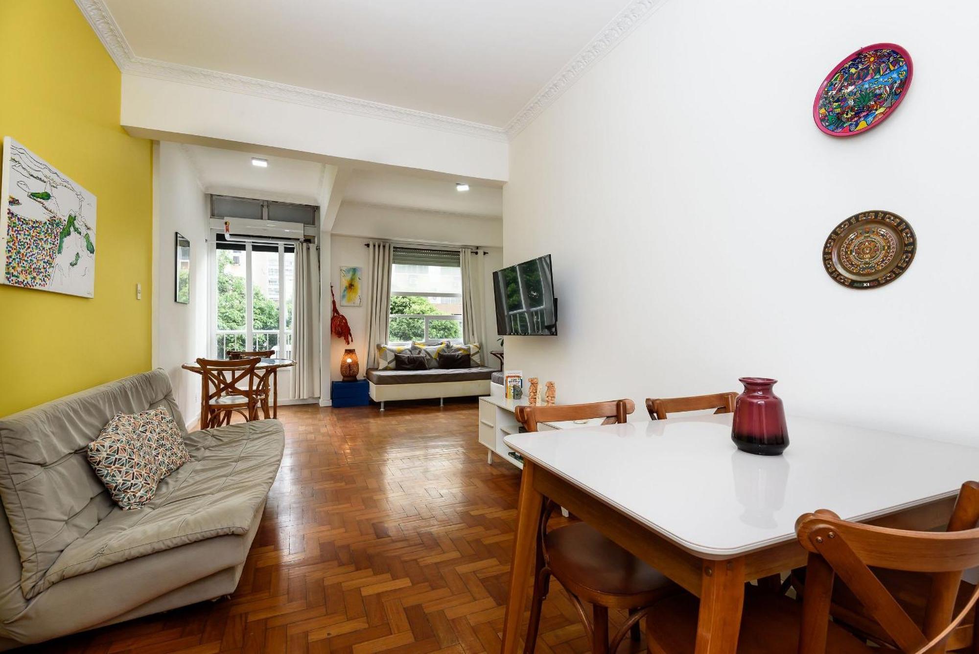 Apartamento Omar Do Rio - Vp318/404: Qto E Sala., Smart Tv, Internet 250mbps, A 300m Da De Ipanema E A 110m Do Metrô Nossa Senhora Da Paz Rio de Janeiro