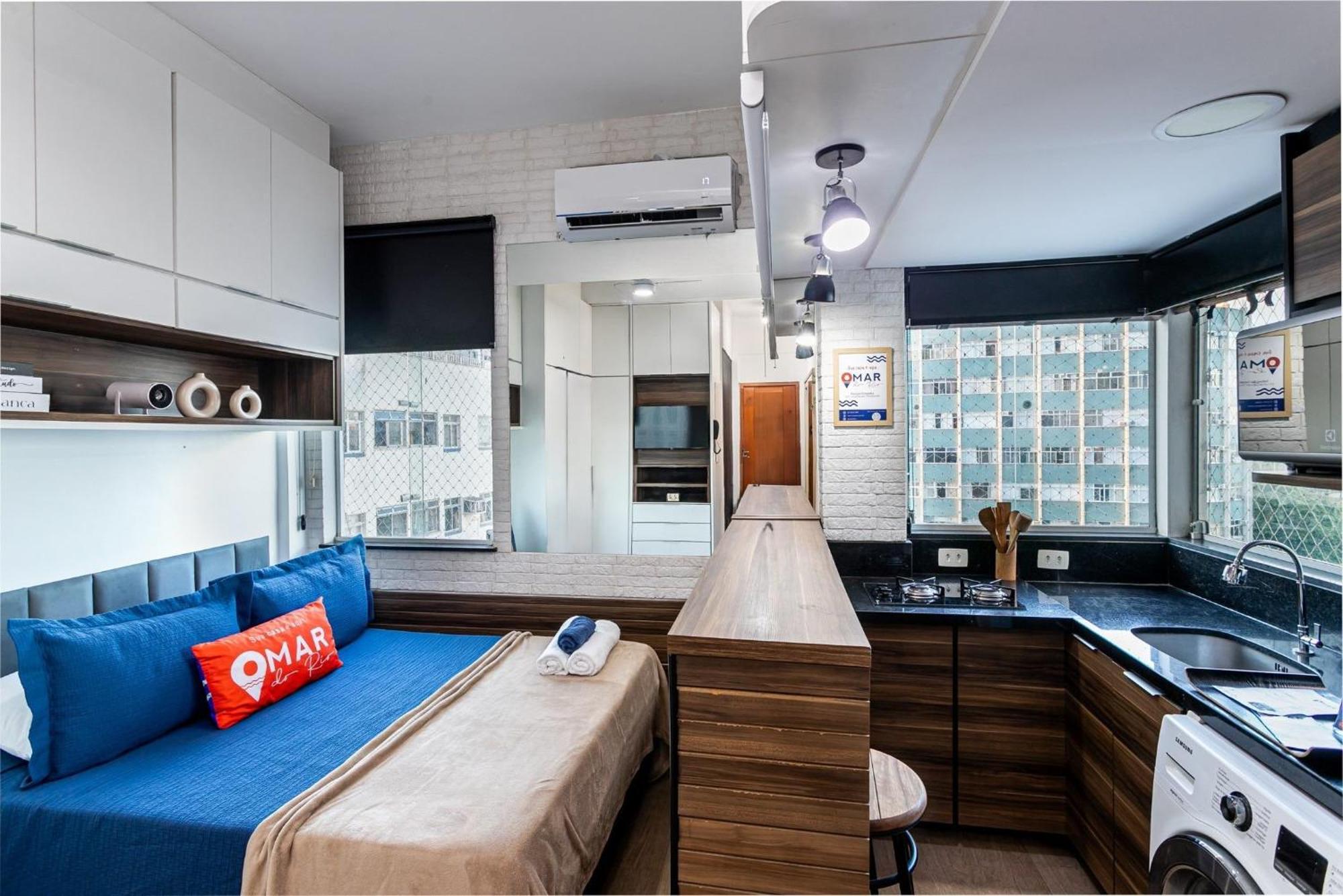 Estudio Com Vista Mar Em Botafogo | Pb 460/936 Apartment *