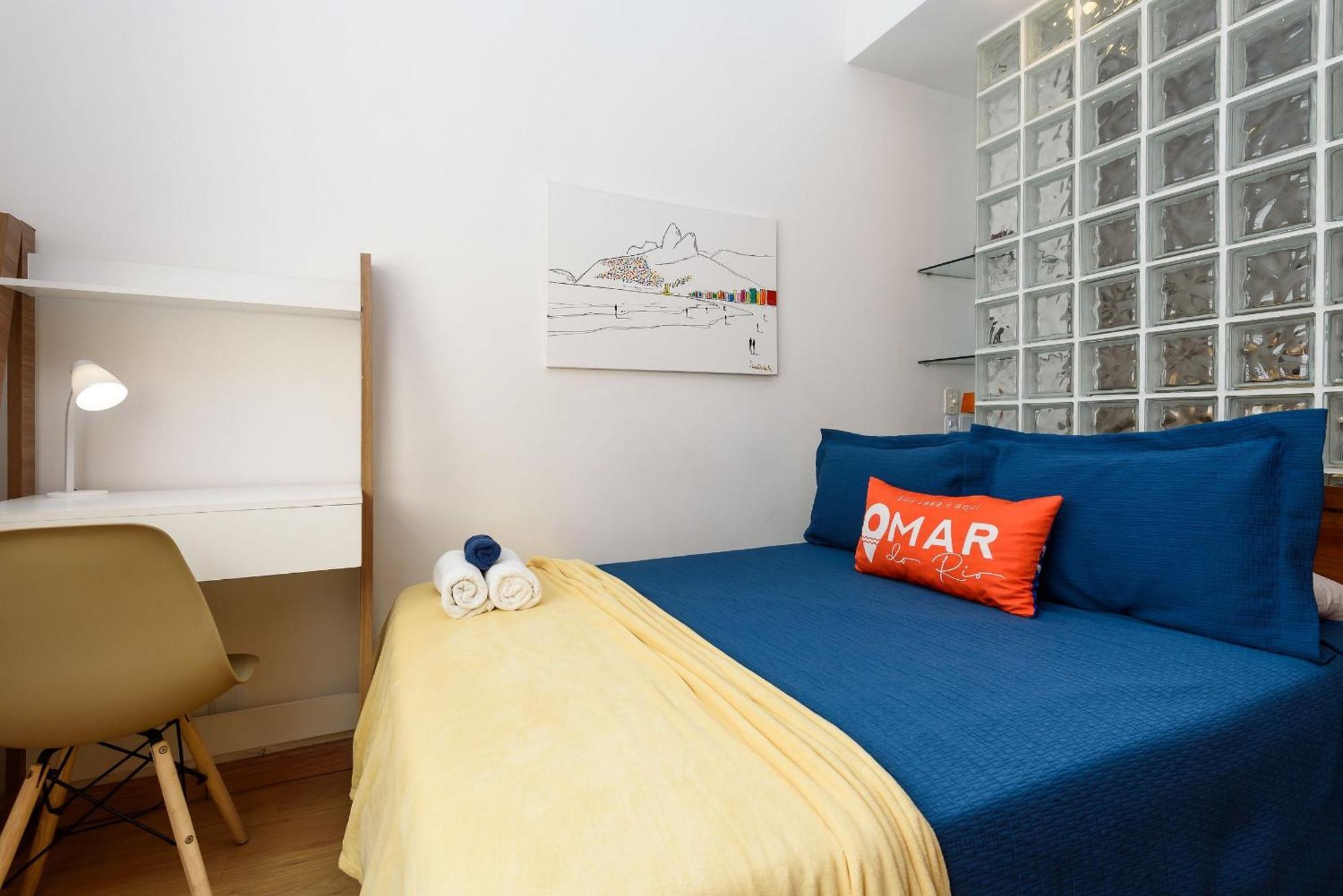 Omar Do Rio - Bi 1005 Moderno, Internet 500mbps, Workstation, Chromecast, Na Localização De Copacabana, Próximo Ao Baixo Copa, 03 Minutos Andando Da De Copacabana E Do Metrô Cantagalo Apartamento *