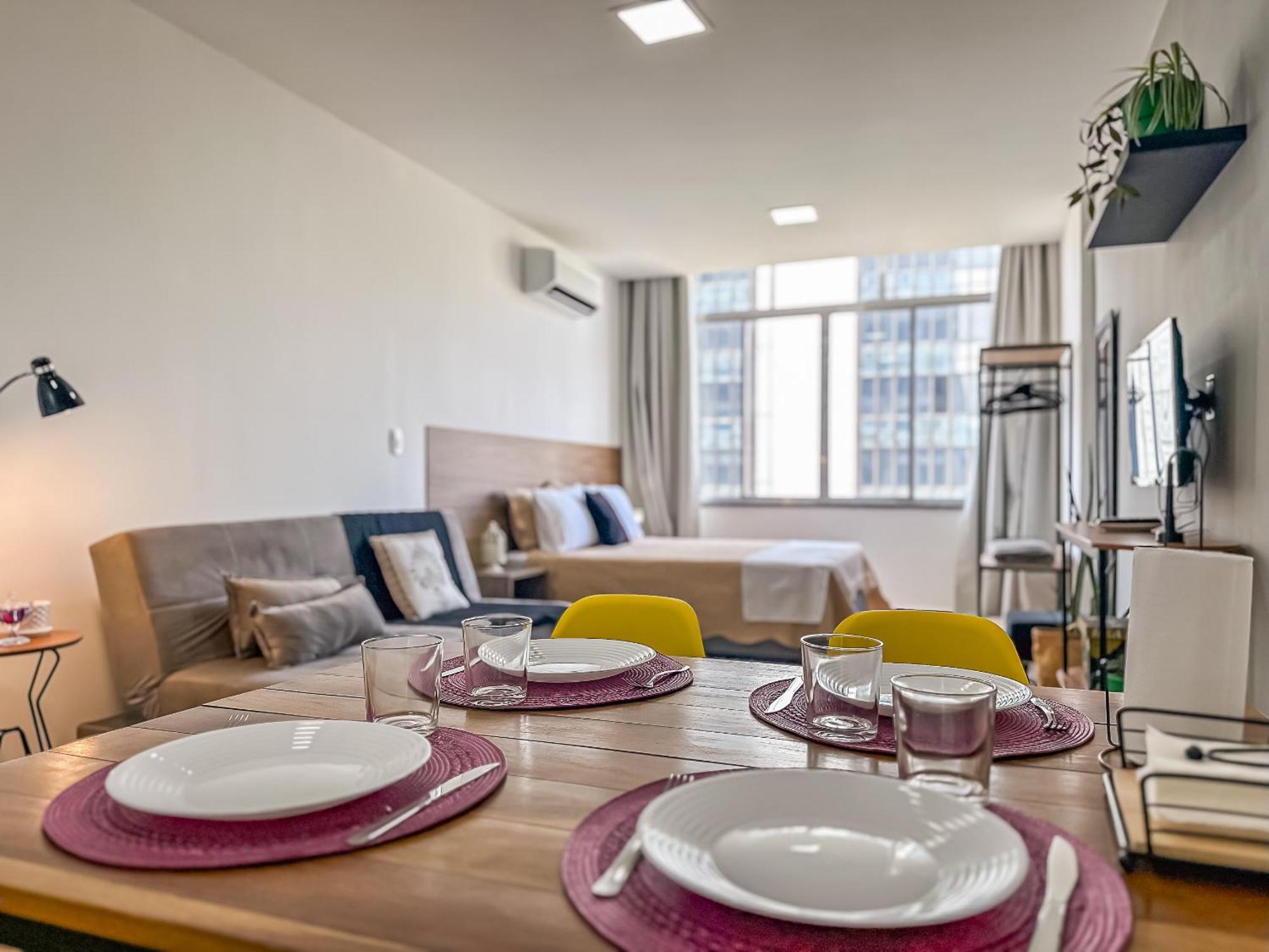 Apartment Confortavel Colado Metro Uruguaiana Rio de Janeiro