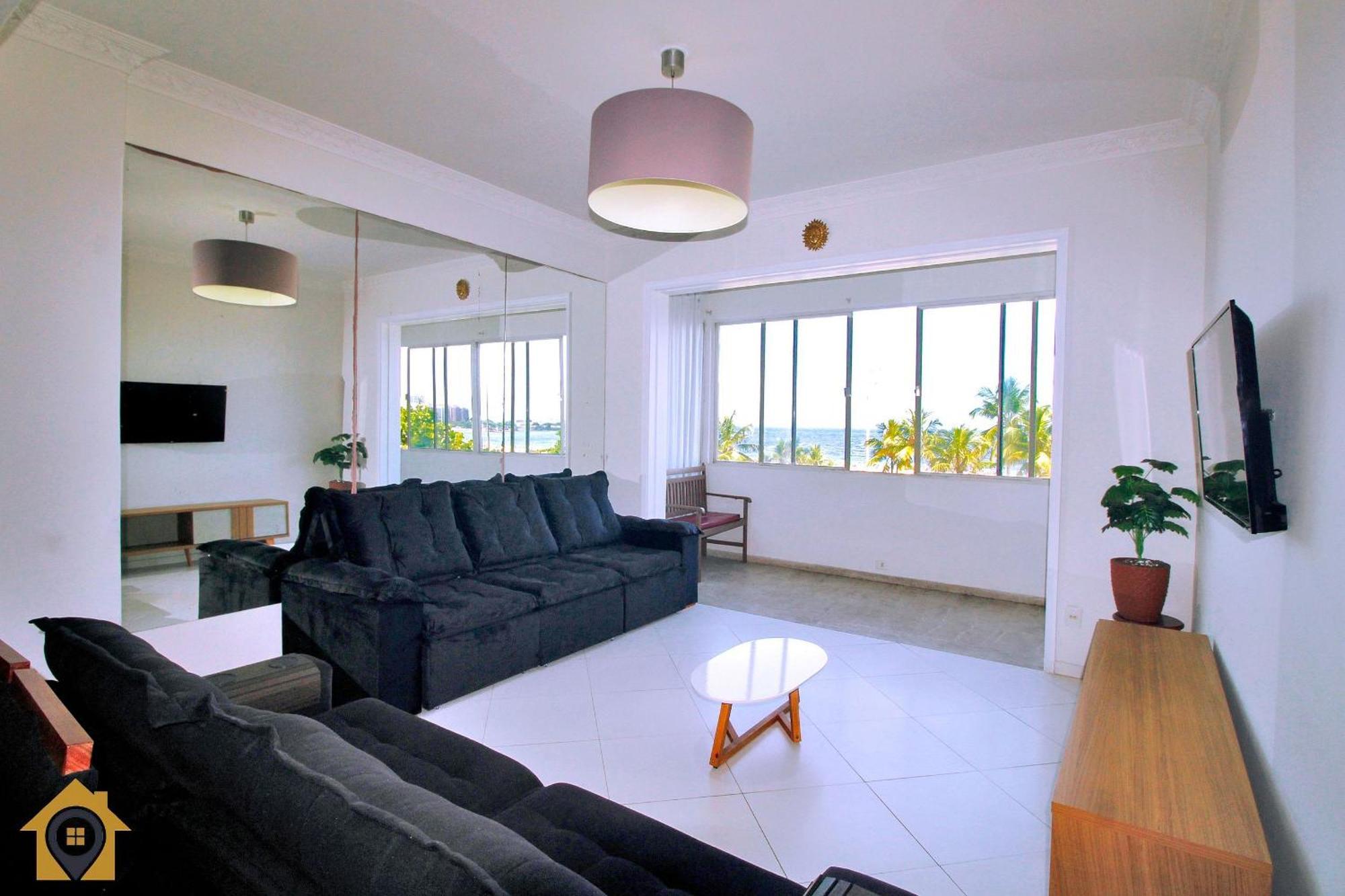 Com Vista Espetacular P/ 9 Pessoas, Frente Mar, Proximo Ao Metro. * Rio de Janeiro