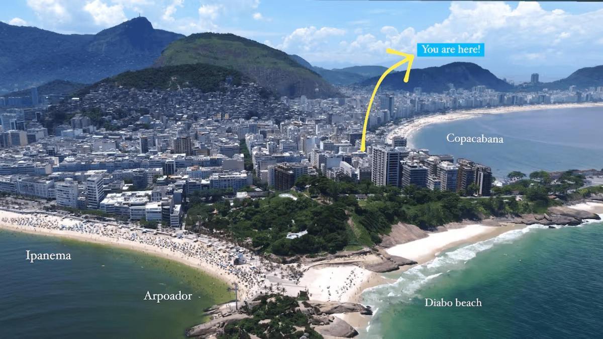 03 Quartos , Todo Reformado, No Posto 6 De Copacabana Enorme, 6 Camas, Ao Lado De Arpoador E Ipanema , Climatizado , Wifi E 3 Smart Tv, Pauloangerami Rp144