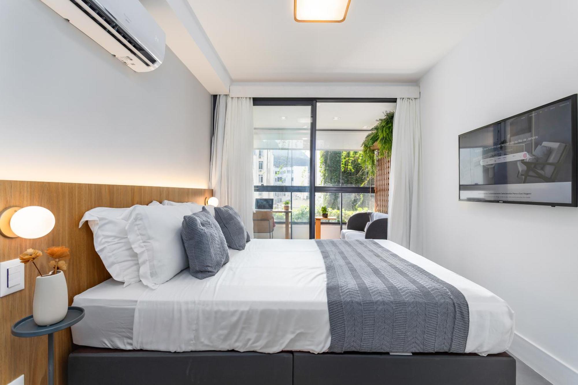 Unhotel - Luxuosos Na Atlantica A Beira-mar, Copacabana Apartamento