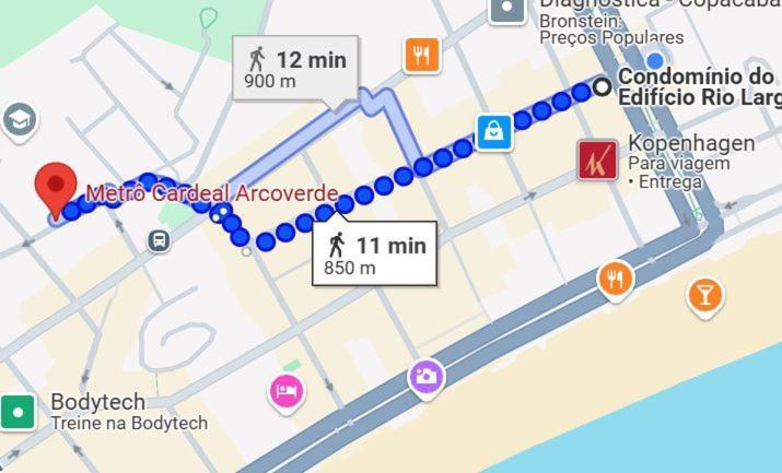 Apartamento Comfort In Copacabana 2 Blocks To The *