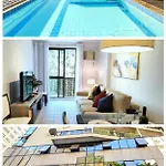Flat Em Copacabana A 4 Min Da Praia - Piscina, Garagem, Wi-Fi, Portaria 24H, Varanda Vista Montanhas