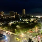 Fantástica vista da fronteira Leblon e Ipanema