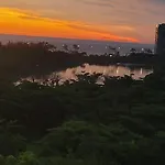 Rosa Dos Ventos - Premium Luxo 5 Estrelas - Vista Mar - Barra Da Tijuca - 2 Quartos, Cozinha Equipada, Amplo E Arejado, Ar Cond, Estacionamento Gratis, Restaurante No Local, Melhor Localizacao Da Regiao, Va A Pe Para Praia, Barra Shopping, Village Ma