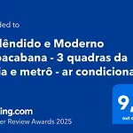 Esplendido E Moderno Copacabana - 3 Quadras Da Praia E Metro - Ar Condicionado