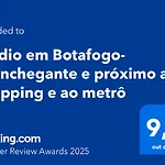Studio bem localizado em Praia de Botafogo, próximo ao Shopping e Metrô - Wi-Fi 250 mb