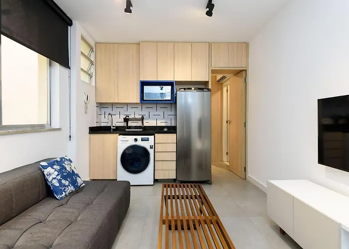 Omar do Rio - JN 205 Moderno Qto&Sala, 200mbps Internet Fibra Ótica, Alexa Echo Dot, Smart TV a 100 metros da Praia de Ipanema, 450 metros da Praia de Copacabana, próximo ao Metrô General Osório