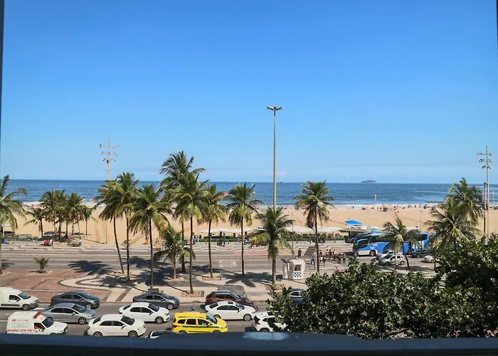 Apartamento Grande Com Vista Frente Mar Copacabana