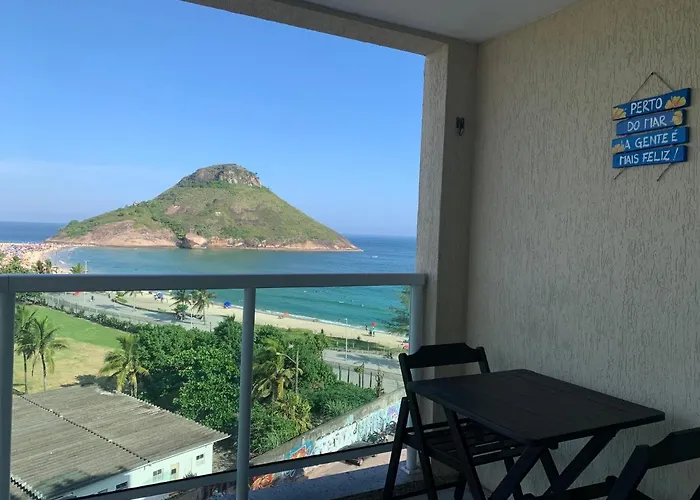 Flat na Praia do Pontal com vista deslumbrante - Villa del Sol Residences