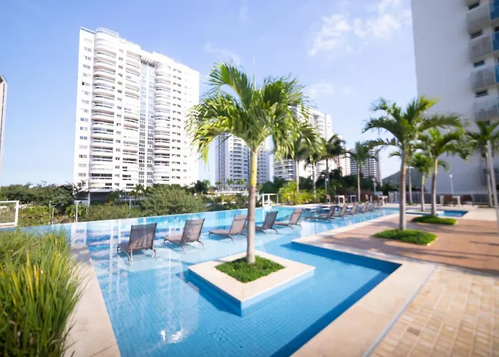 Flat Em Ilha Pura Ao Lado Do Rio Centro Na Barra Da Tijuca