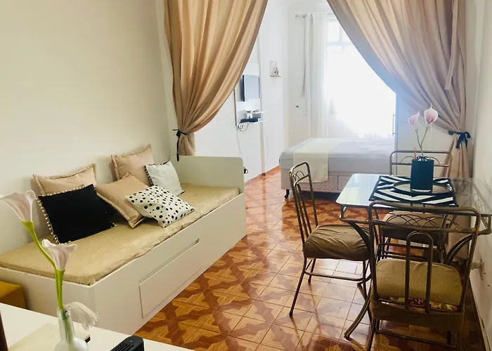 Studio Completo Ao Lado Da Praia De Copacabana Com Ar, Duas Camas, Wifi, Canais A Cabo, Ate 3 Pessoas, Pauloangerami Df125