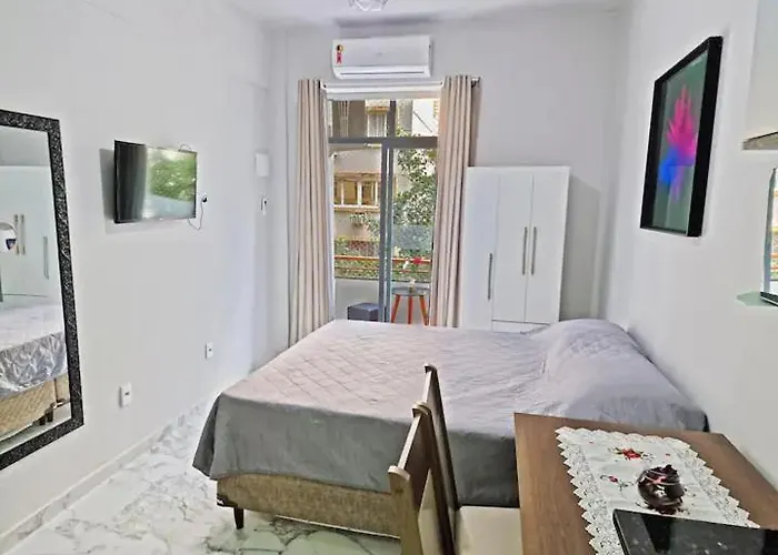 Apartamento Tipo Studio Com Uma Linda Sacada